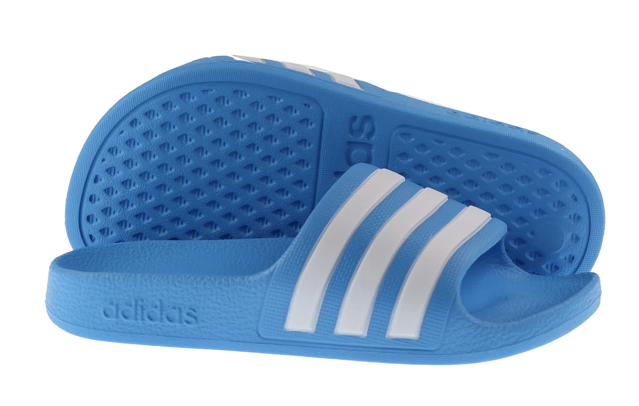 Adidas Kids Adilette Aqua Slide Blue