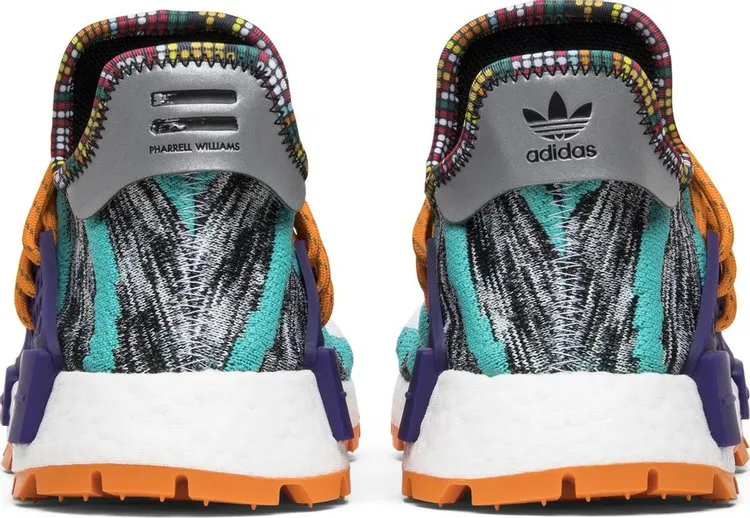 Adidas Pharrell x NMD Human Race Trail 'Solar Pack' Sneakers, Purple