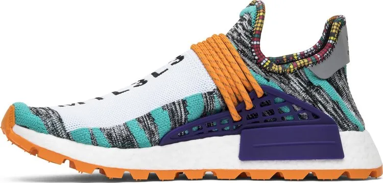 Adidas Pharrell x NMD Human Race Trail 'Solar Pack' Sneakers, Purple