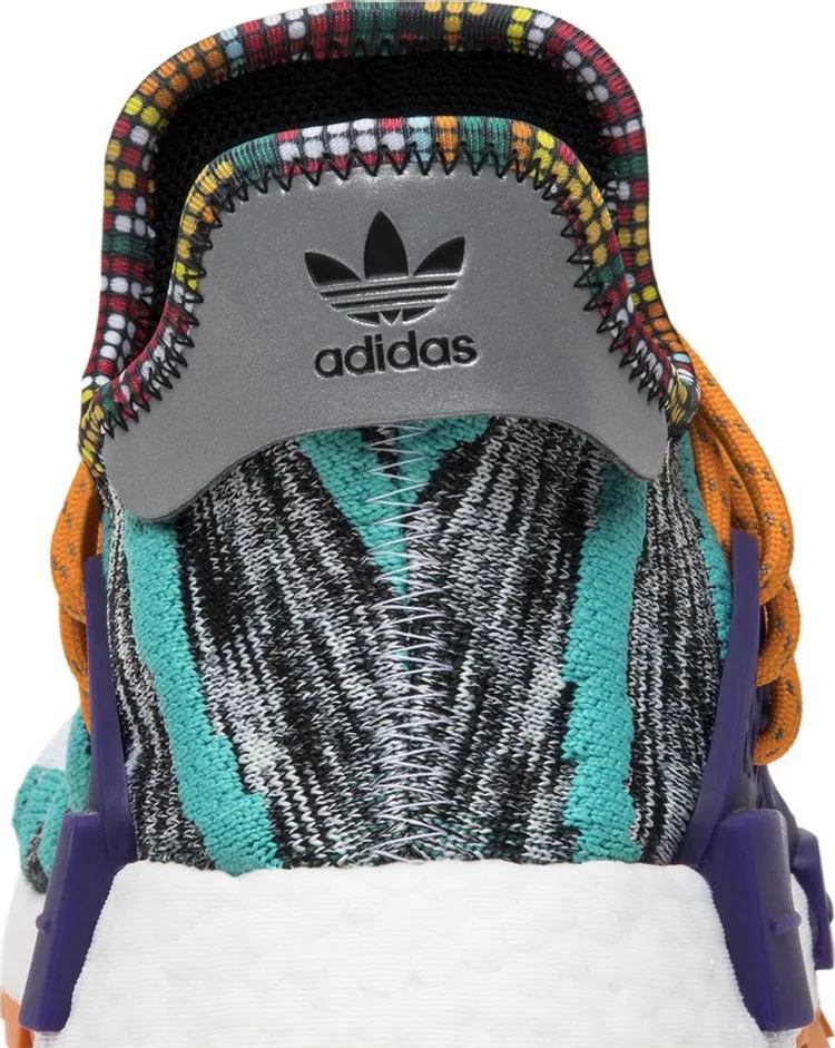 Adidas Pharrell x NMD Human Race Trail 'Solar Pack' Sneakers, Purple