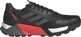 Adidas Terrex Agravic Ultra Trail 'White Solar Yellow' Sneakers, Black