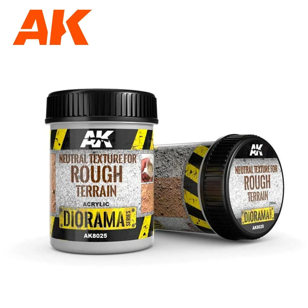 AK Interactive AK8025 Diorama Neutral Texture for Rough Terrain 250ml