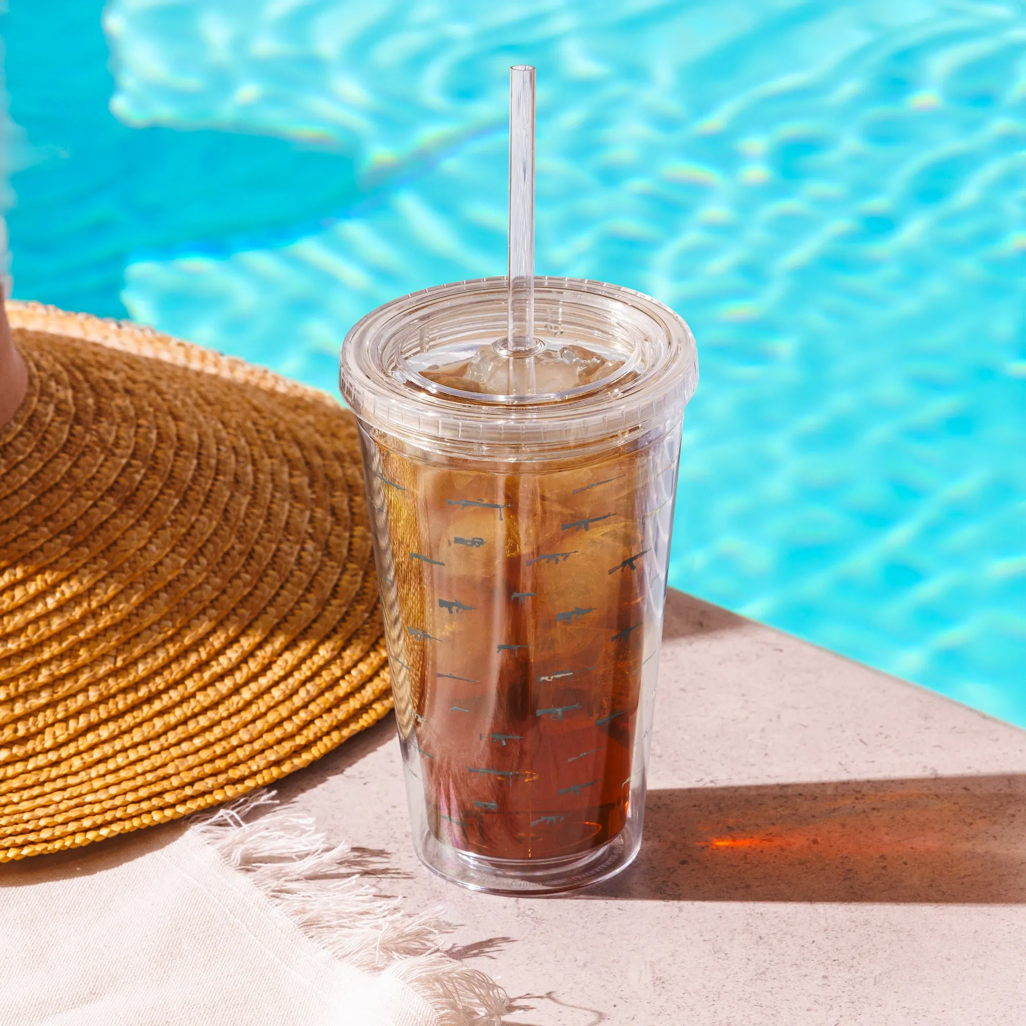 Arsenal Clear Plastic Tumbler