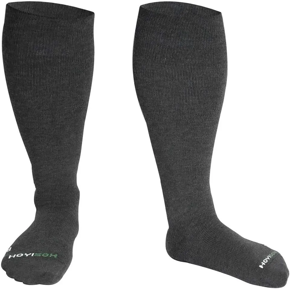 Big and Tall Support Socks for Wide Calves  Comfortable Knee High Fit for Men and Women