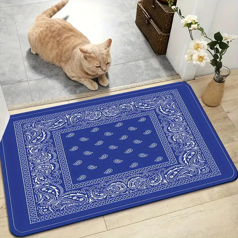Blue Bandana Rug