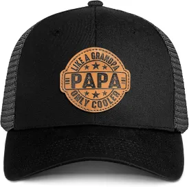 Fathers Day Hat from Daughter, Son, Kids - Dad Hats for Men for Dad, Grandpa, Papa - Trucker Hat