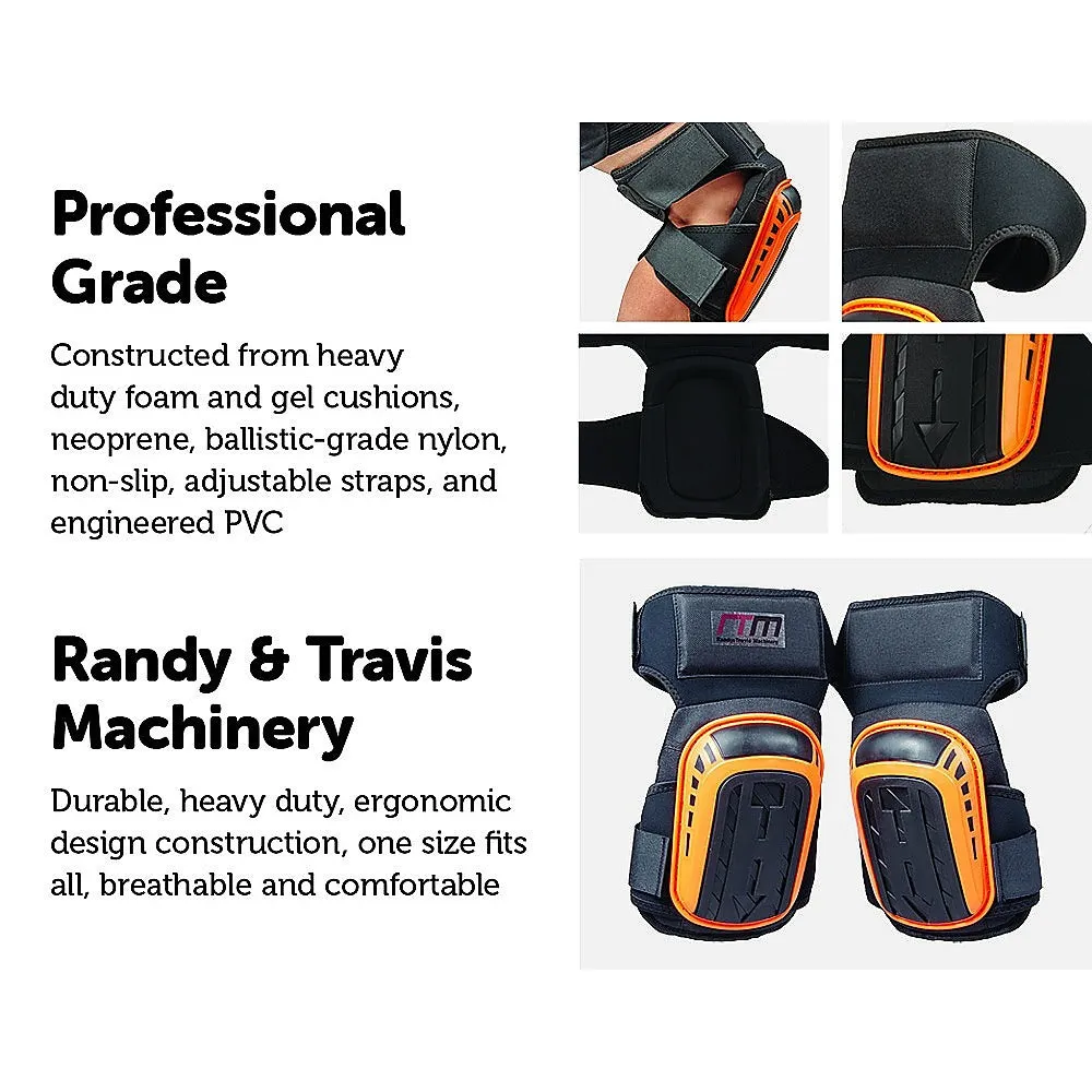 Heavy-duty Gel Foam Knee Pads for Work, Construction, Gardening