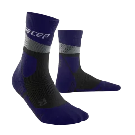 Hiking Max Cushion Mid Cut Compression Socks, Men