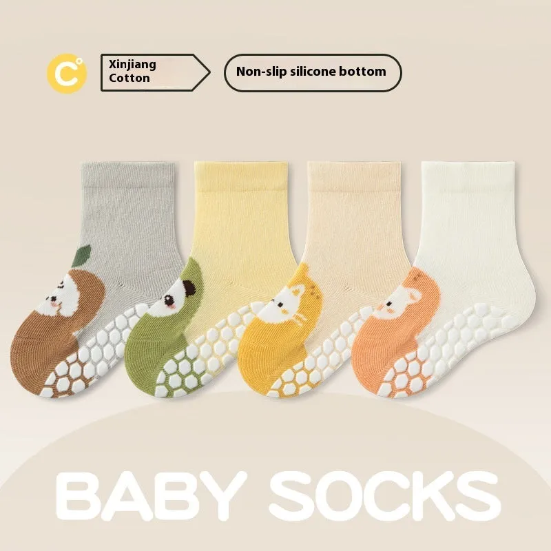 Indoor And Outdoor Children Non-slip Floor Socks Cartoon
