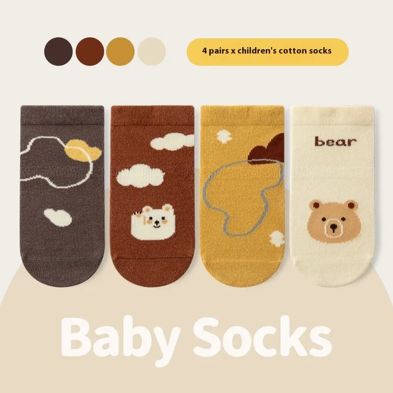Indoor And Outdoor Children Non-slip Floor Socks Cartoon