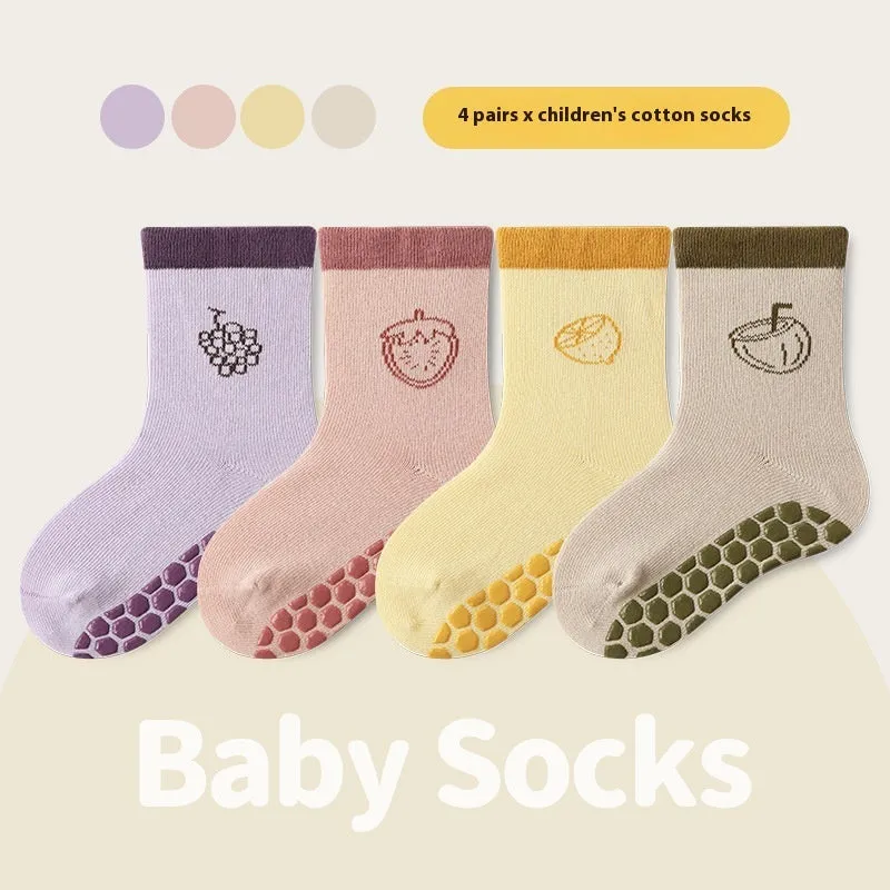 Indoor And Outdoor Children Non-slip Floor Socks Cartoon