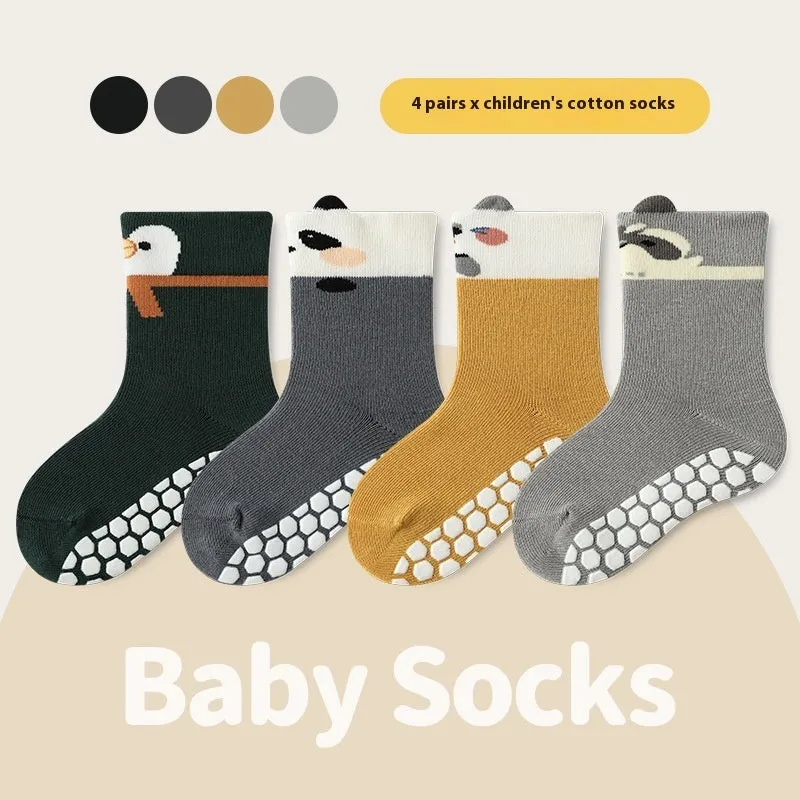 Indoor And Outdoor Children Non-slip Floor Socks Cartoon