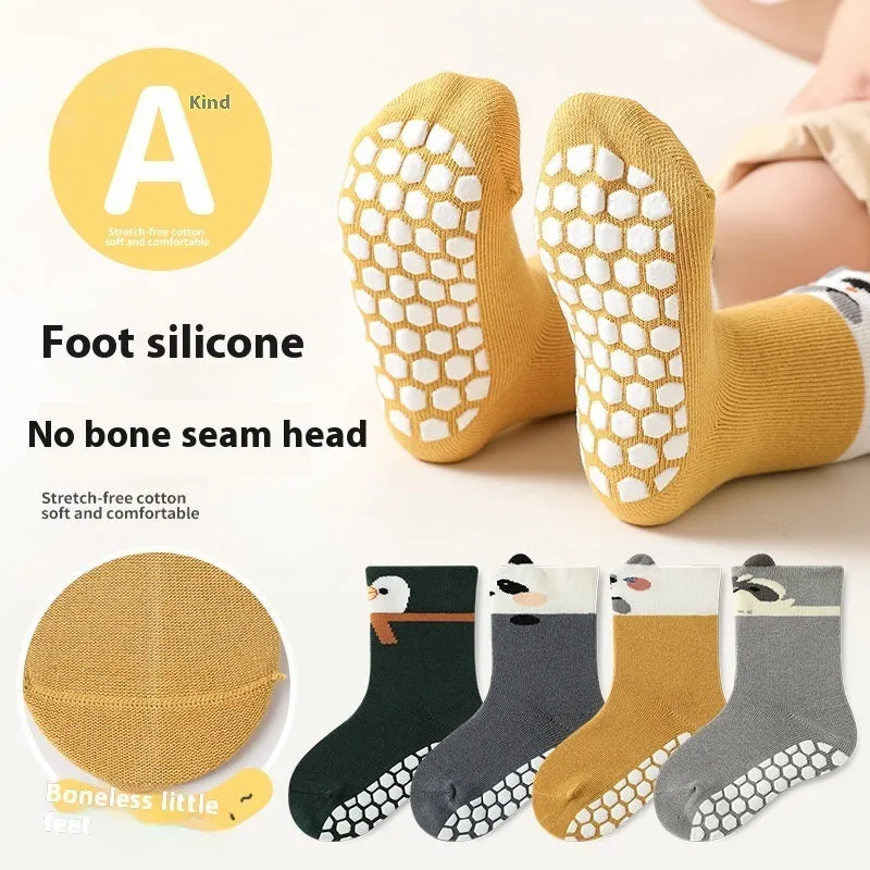 Indoor And Outdoor Children Non-slip Floor Socks Cartoon