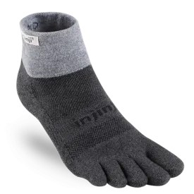 Injinji Trail Socks Midweight Coolmax Mini Crew Toe Socks