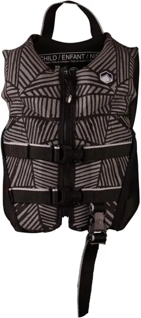Liquid Force 2025 Fury Child CGA Life Jacket (Grey/Black)