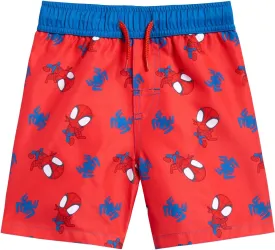Marvel UPF 50  Swim Trunks Bathing Suit Toddler to Big Kid Sizes (2T - 18-20)