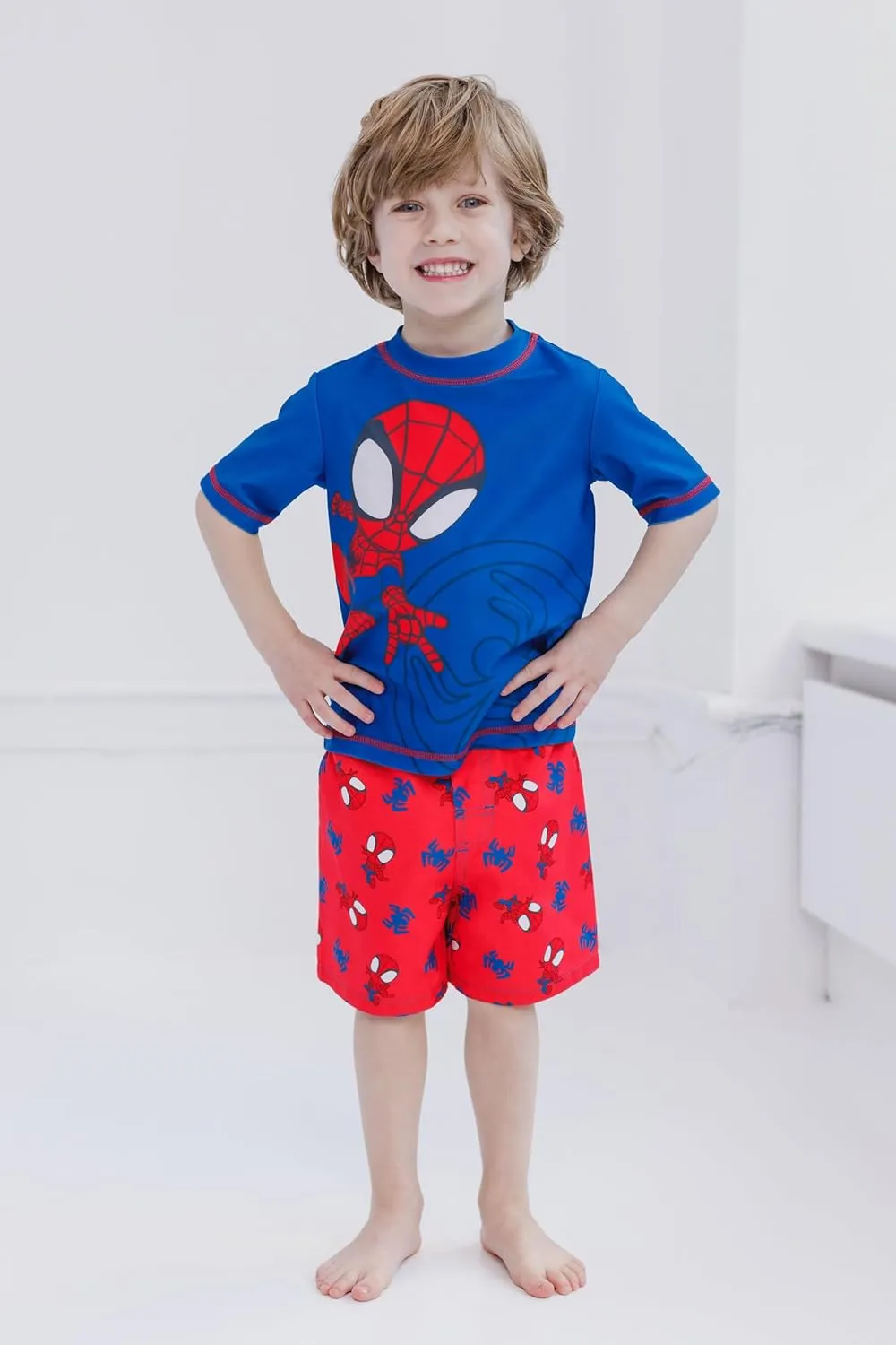 Marvel UPF 50  Swim Trunks Bathing Suit Toddler to Big Kid Sizes (2T - 18-20)