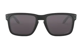 Oakley Mens Holbrook Matte Black Frame - Gray Prizm Lens - Non Polarized Sunglasses