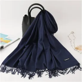 Pashmina Dark Blue
