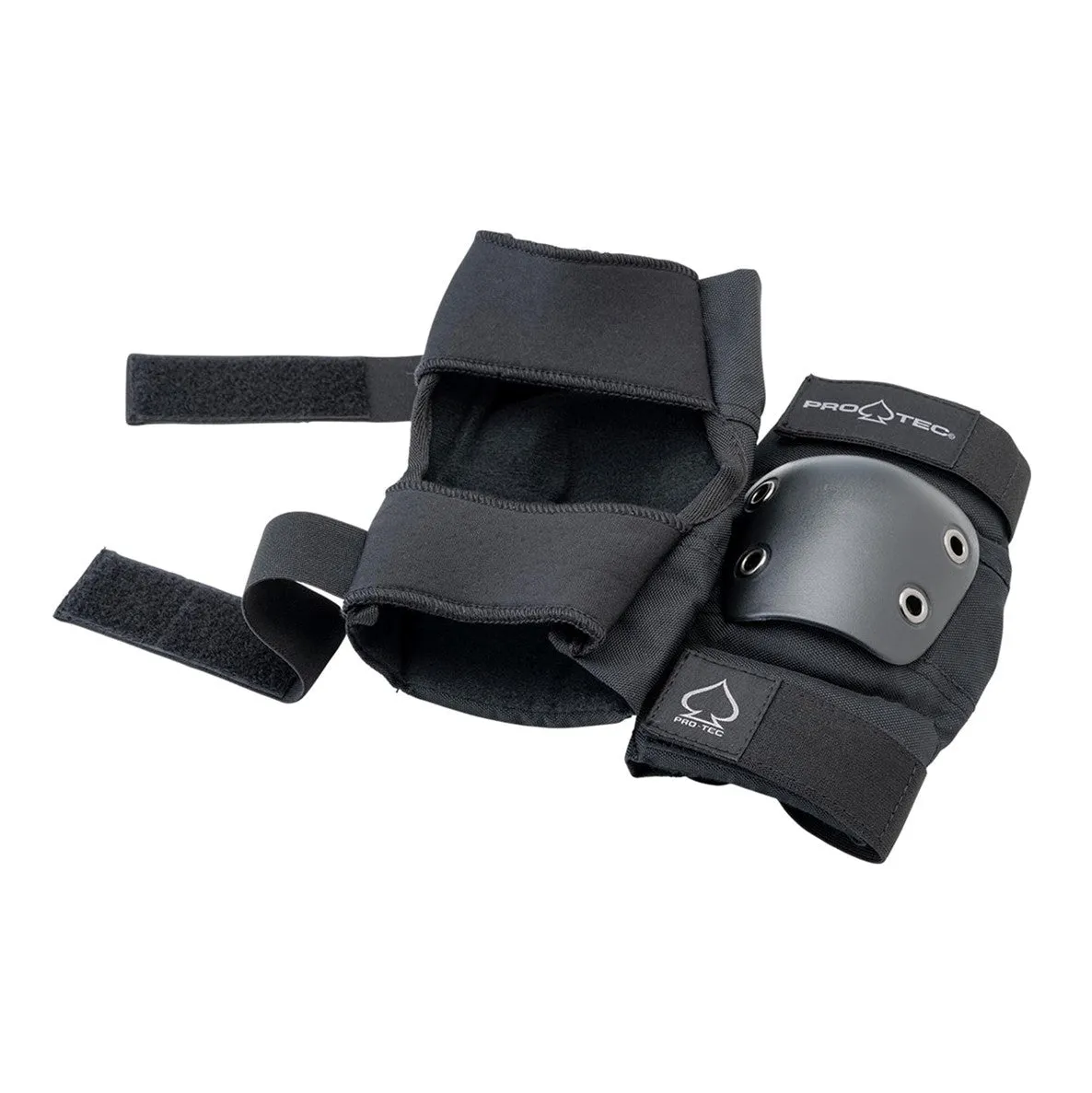 Pro-Tec Black Street Adult Pads 3 Pack