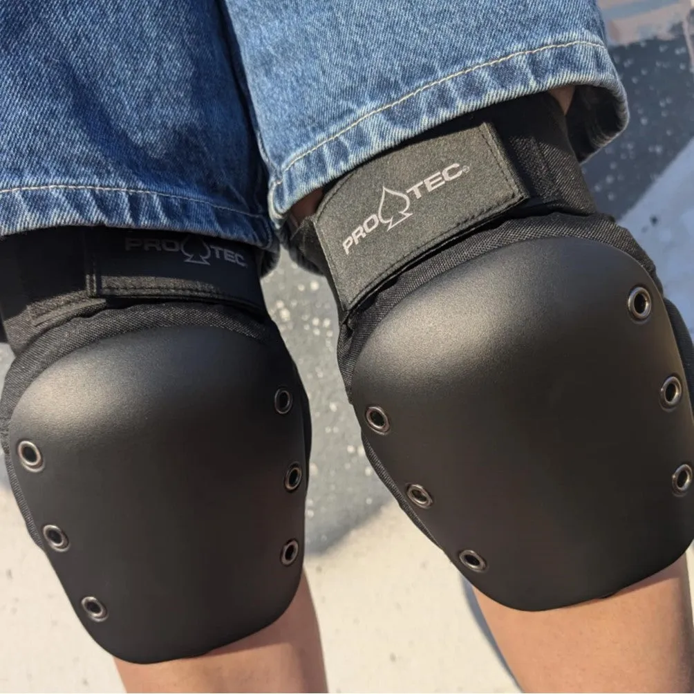 Pro-Tec Black Street Adult Pads 3 Pack