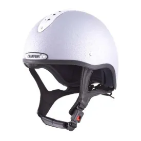 Pro-Ultimate Snell Jockey - Riding Hat - Silver Matt