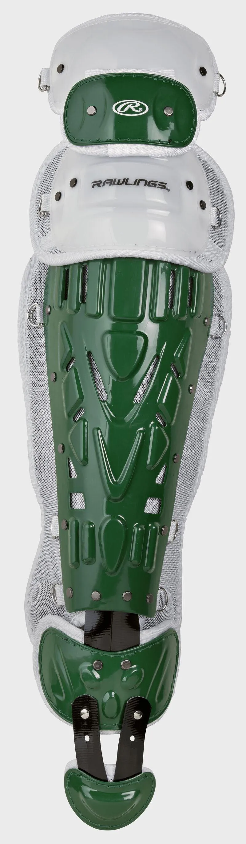 Rawlings Youth Dark Green/White VELO 2.0 Catcher's Gear Box Set: CSV2Y-DG / W