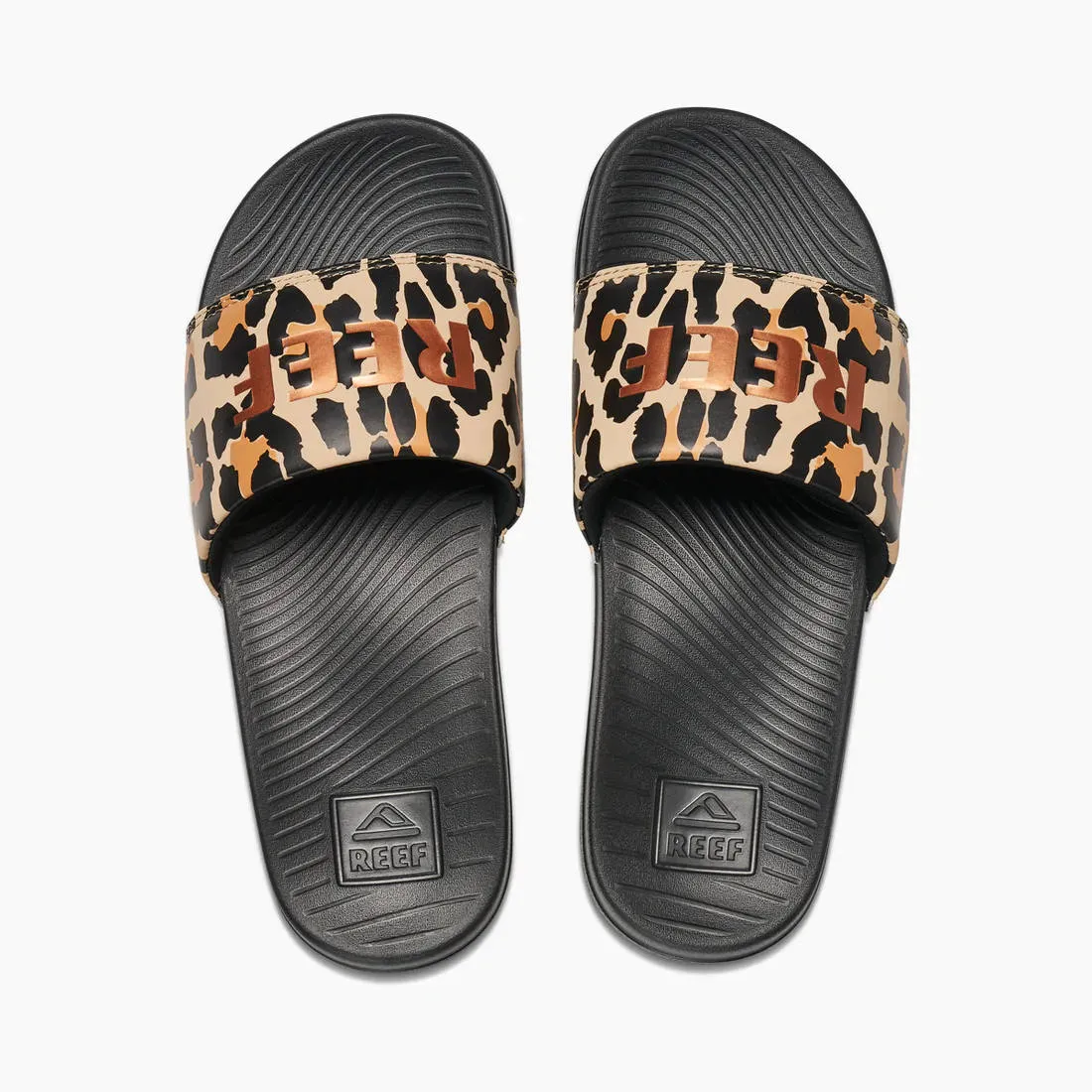Reef Womens One Slide Classic Leopard