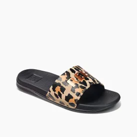 Reef Womens One Slide Classic Leopard