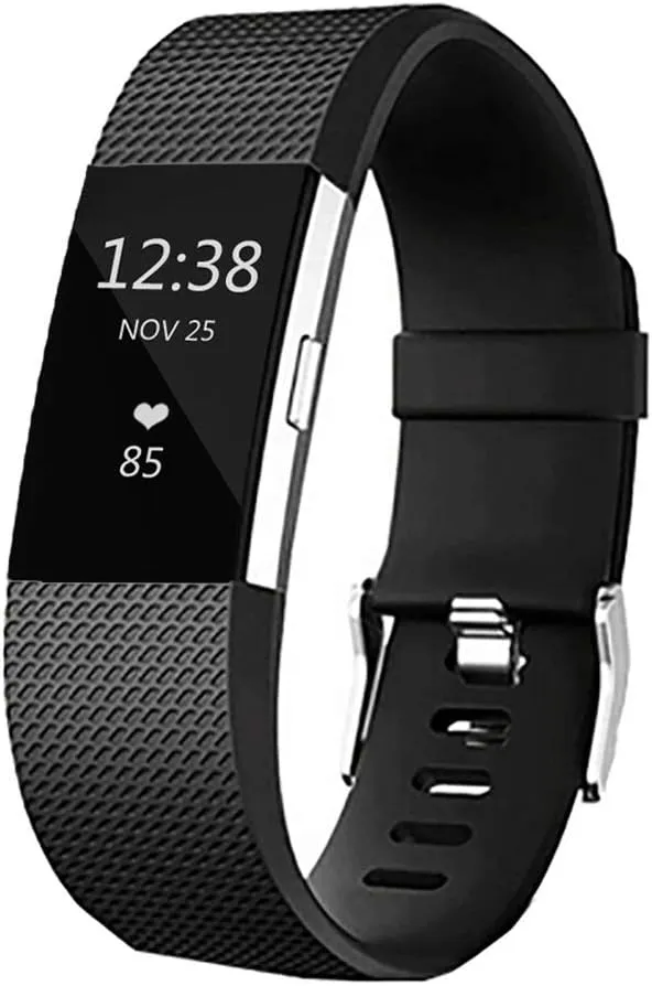 Replacement Bands for Fitbit Charge 2, Silicone Adjustable Classic Bands for Fitbit Charge 2,Women Men