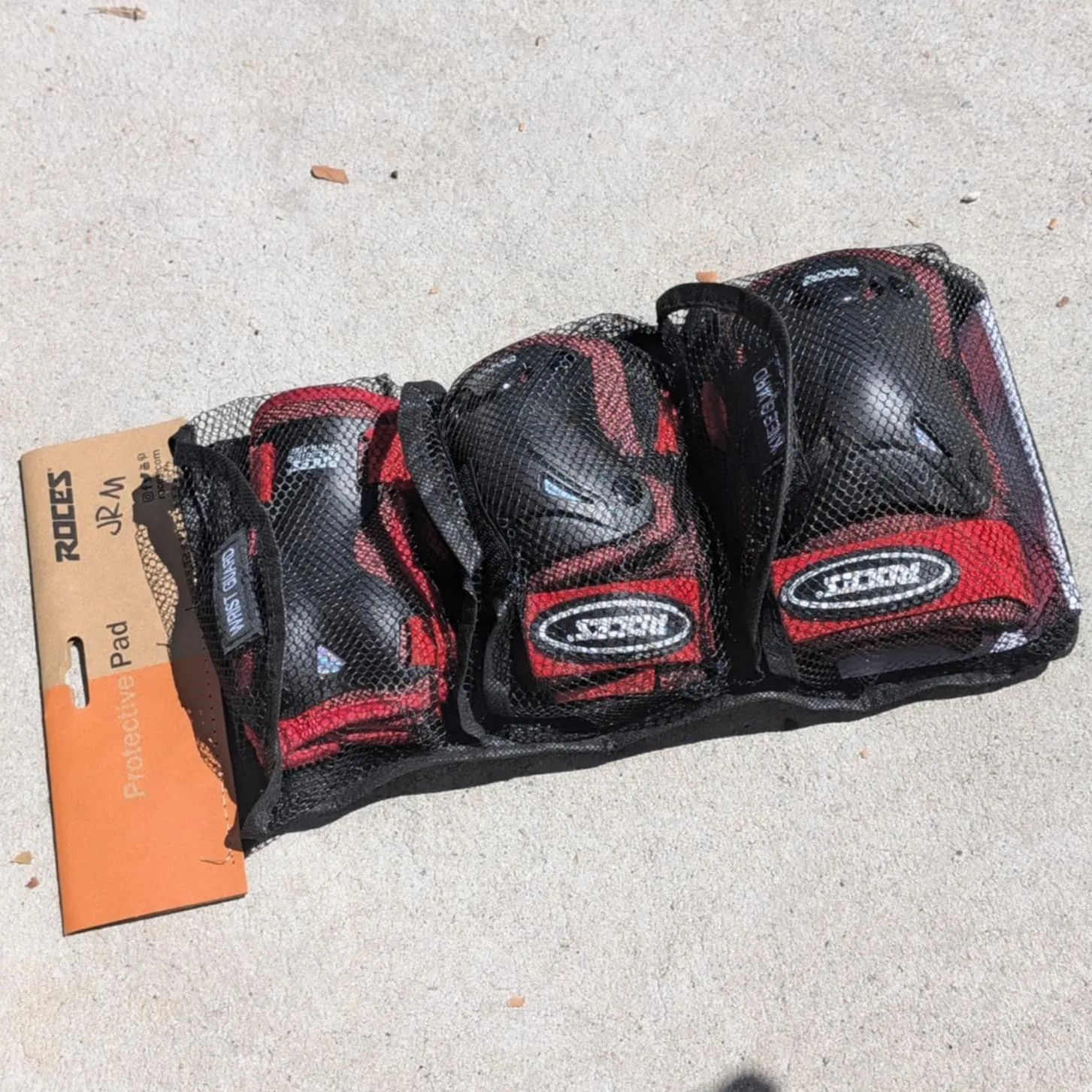 Roces Junior Ventilated Red 3 Pack