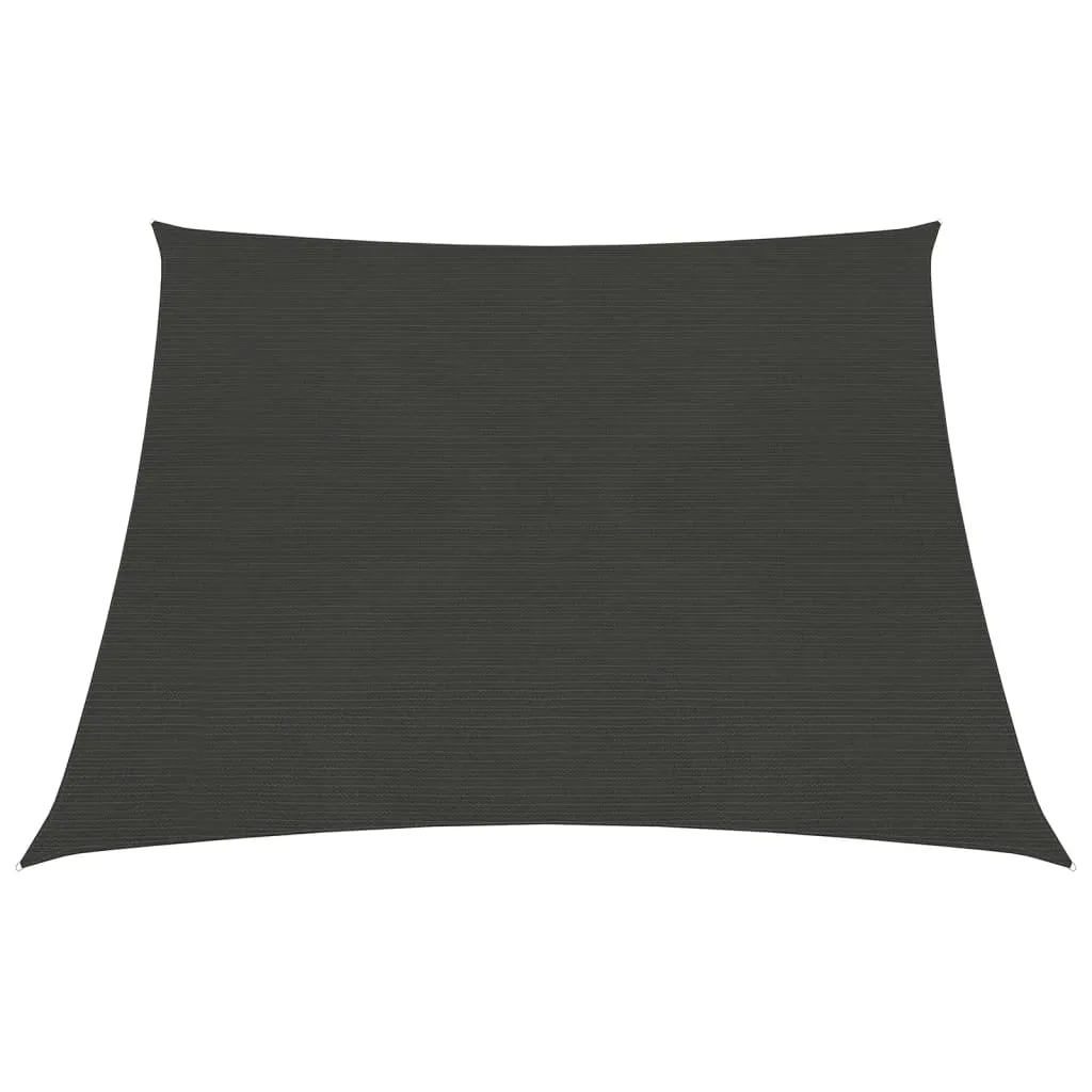 Sunshade Sail 160 g/m² Anthracite 4/5x4 m HDPE