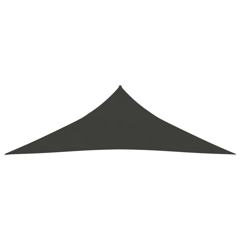 Sunshade Sail 160 g/m² Anthracite 4x4x4 m HDPE
