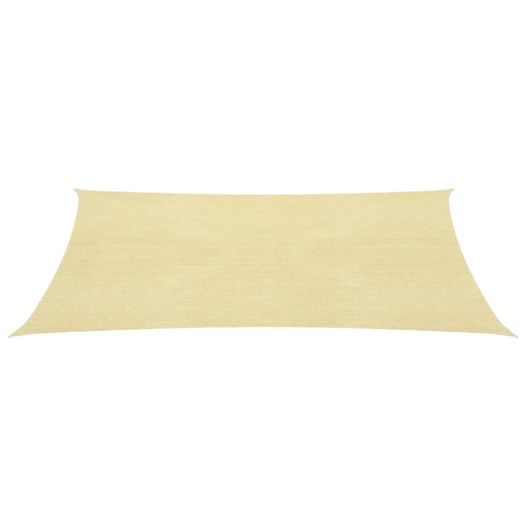 Sunshade Sail 160 g/m² Beige 2x3.5 m HDPE
