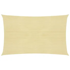 Sunshade Sail 160 g/m² Beige 2x4.5 m HDPE