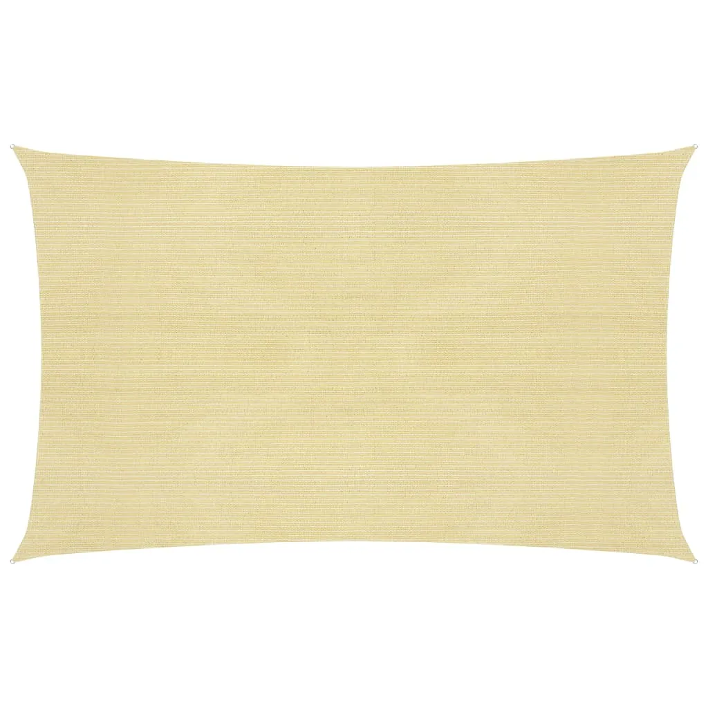 Sunshade Sail 160 g/m² Beige 2x4.5 m HDPE
