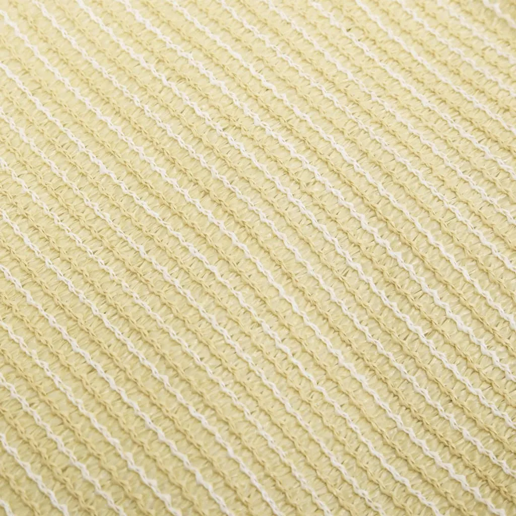 Sunshade Sail 160 g/m² Beige 4x7 m HDPE
