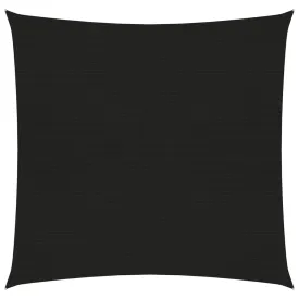 Sunshade Sail 160 g/m² Black 2.5x3 m HDPE