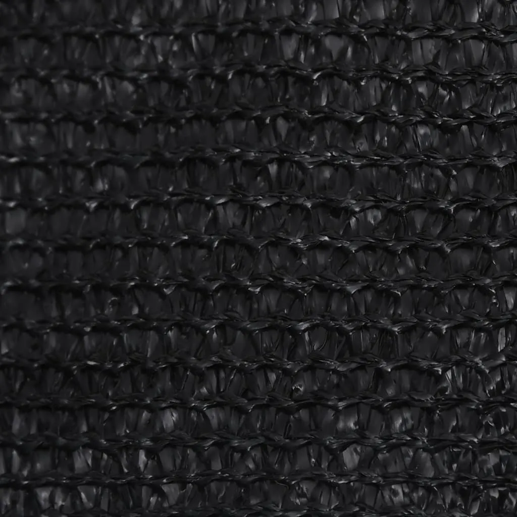 Sunshade Sail 160 g/m² Black 3.6x3.6 m HDPE