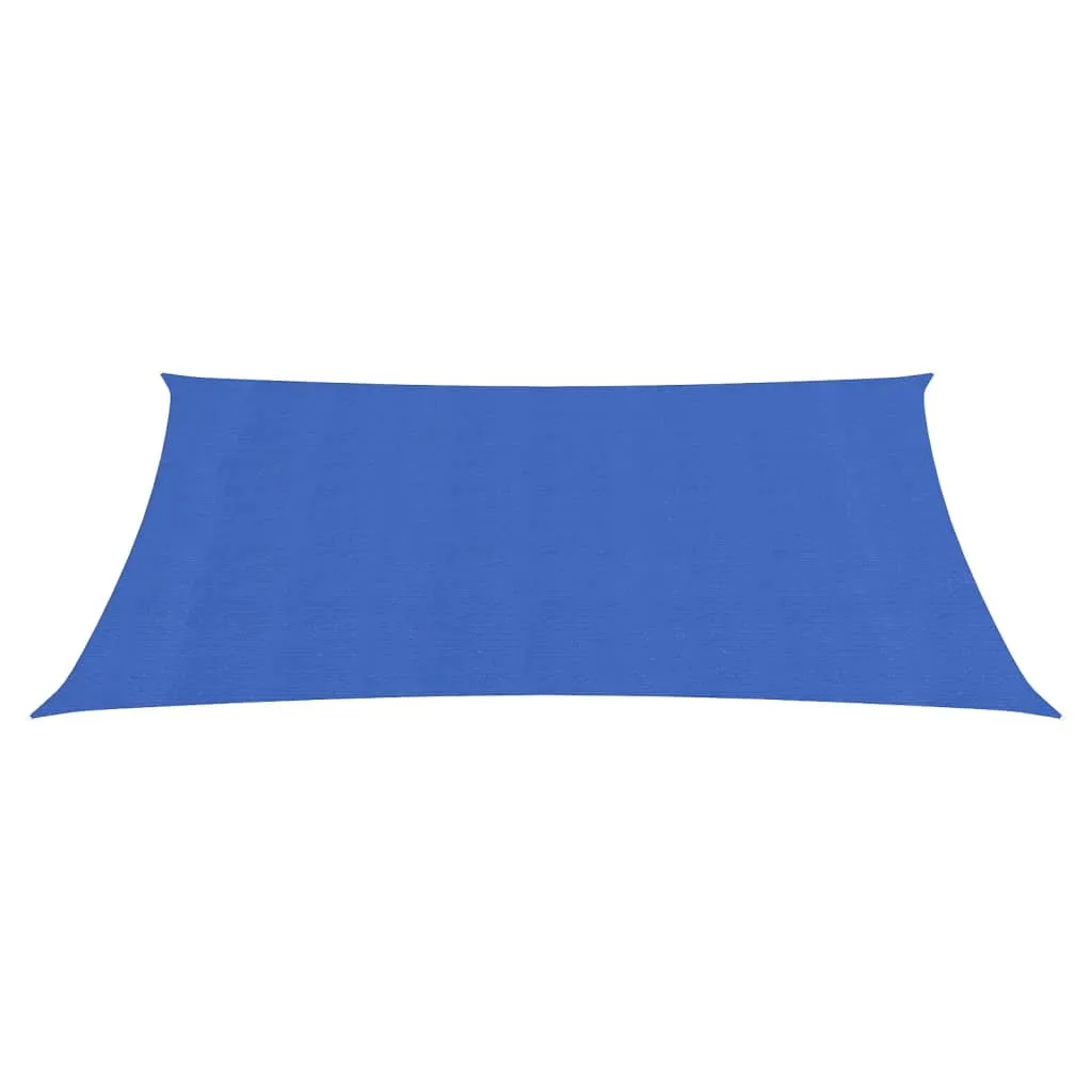 Sunshade Sail 160 g/m² Blue 2.5x3 m HDPE