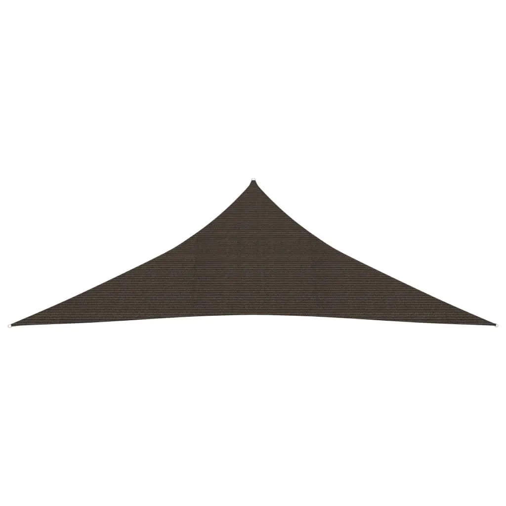 Sunshade Sail 160 g/m² Brown 5x5x6 m HDPE
