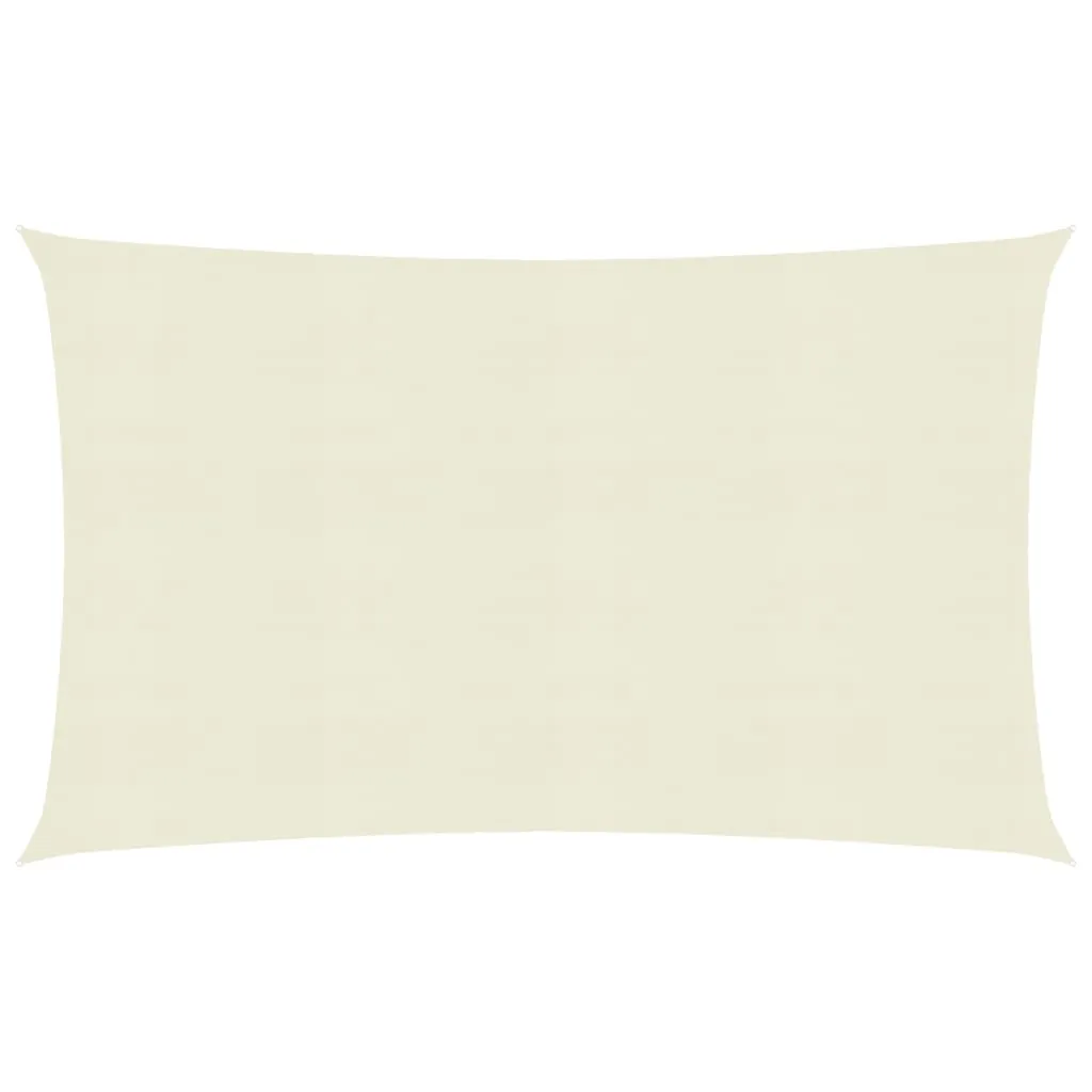 Sunshade Sail 160 g/m² Cream 2x4.5 m HDPE