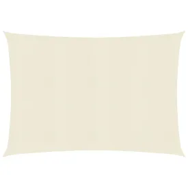 Sunshade Sail 160 g/m² Cream 3x4 m HDPE