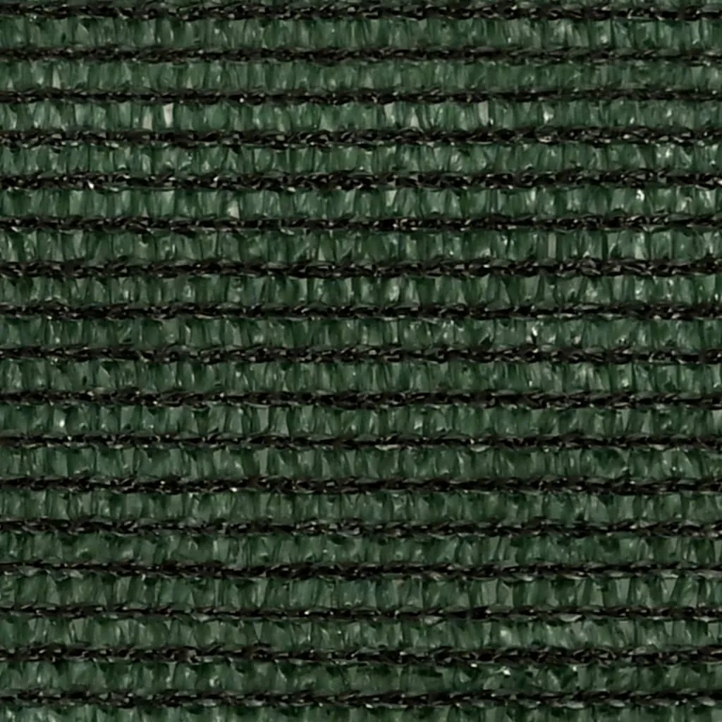 Sunshade Sail 160 g/m² Dark Green 2.5x5 m HDPE
