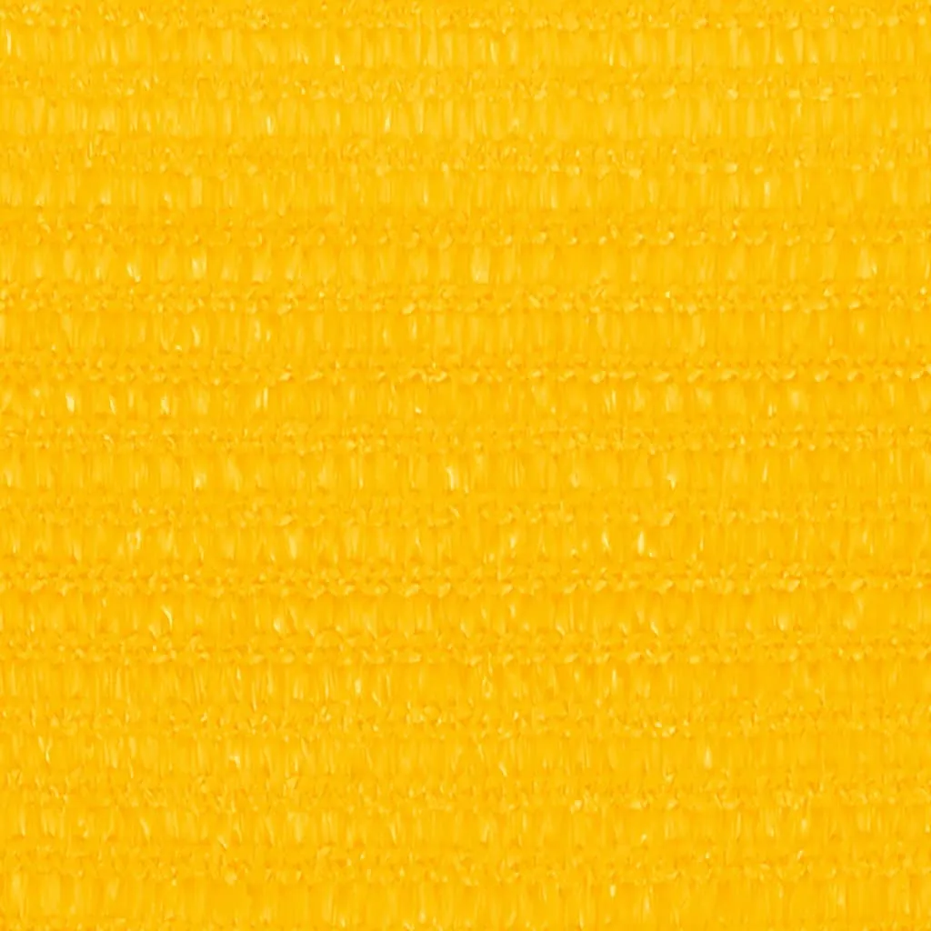 Sunshade Sail 160 g/m² Rectangular Yellow 6x8 m HDPE