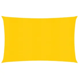 Sunshade Sail 160 g/m² Rectangular Yellow 6x8 m HDPE