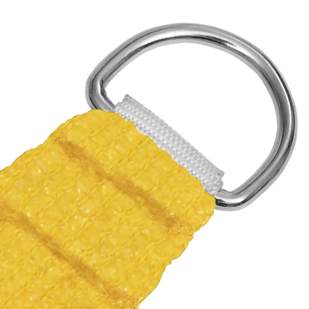 Sunshade Sail 160 g/m² Rectangular Yellow 6x8 m HDPE