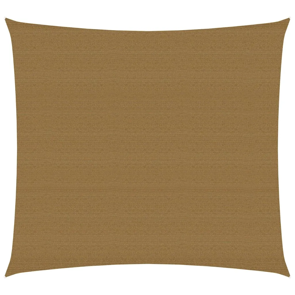Sunshade Sail 160 g/m² Taupe 2.5x2.5 m HDPE