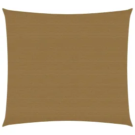 Sunshade Sail 160 g/m² Taupe 2.5x2.5 m HDPE