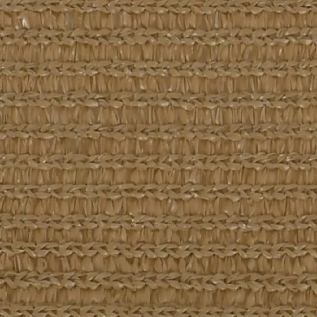 Sunshade Sail 160 g/m² Taupe 2.5x2.5 m HDPE